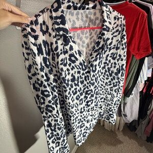 Leopard Print Blouse